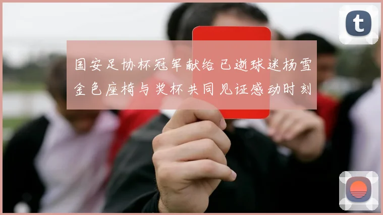 国安足协杯冠军献给已逝球迷杨雪金色座椅与奖杯共同见证感动时刻