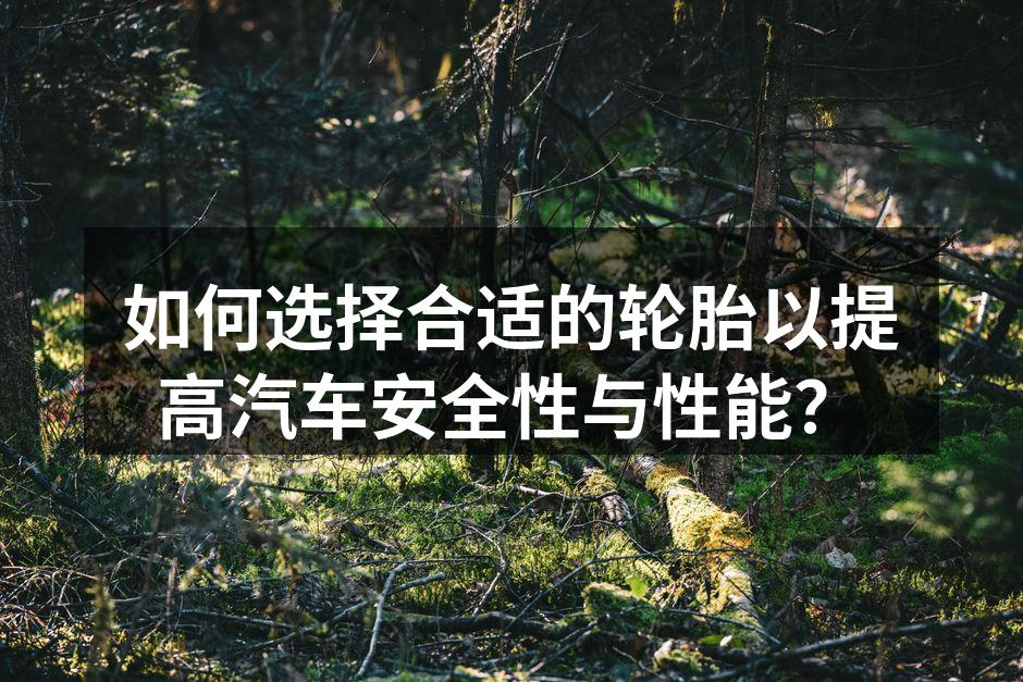 选择合适的轮胎能提升行车安全性